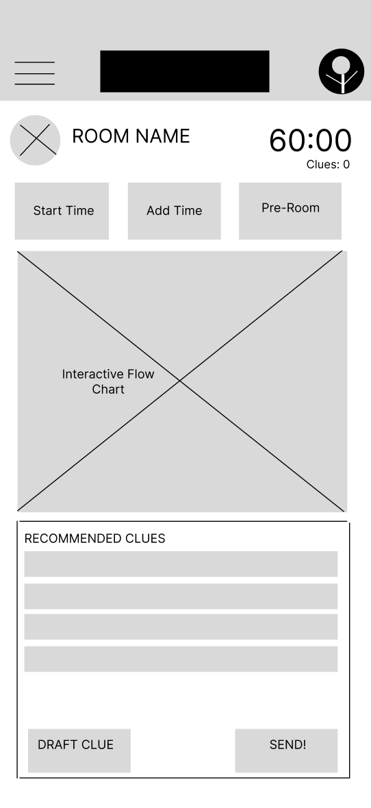 Clue-Meister Wireframes